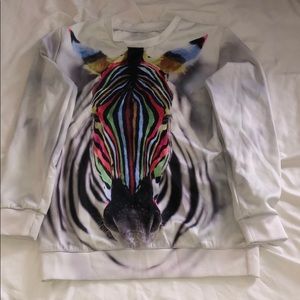 Zebra Crew Neck